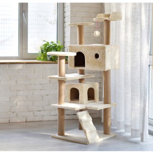 Three Layers Cat Climbing Frame  Cat Scratch Tree Hemp Rope Cat Scratching Post