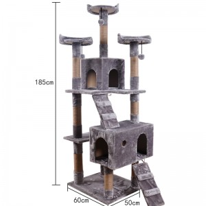 Three Layers Cat Climbing Frame Sisal Cashmere Cat Scratch Tree Hemp Rope Cat Scratching Post