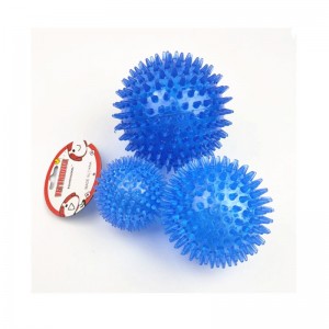 Bouncy Floating Teeth Cleaning Spiky Squeaky Ball  Durable Dogs Toys