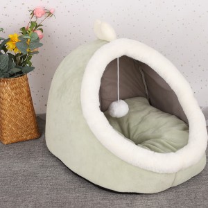 Hot Pets Beds Winter Comfortable cartoon Style Cotton Cat House Pet Cat Bed