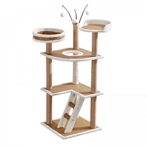 Climbing   pet supplies shelf integrated multi-layer cat cat climbing frame large cat tree