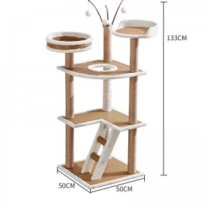 Climbing   pet supplies shelf integrated multi-layer cat cat climbing frame large cat tree