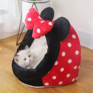 Pet Cat Small Dog Usage House Bed Semi-closed Duck Shape pet nest