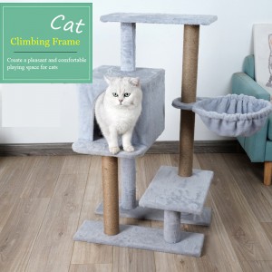 Hot Selling Flower Cat Climbing Frame Cat Scratching Post Cat Tree Tower For Pet