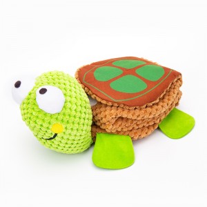 Turtle design  plush pet toy smart dog puzzle toys