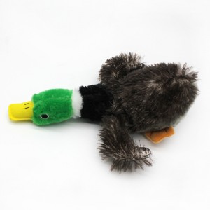 Puppy Teething Toys Dog Squeaky Toys The Duck Natural Fetching Retrieving Squeaky Pet Toy