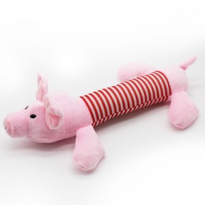 Puppy Teething Toys Dog Squeaky Toys The pig Natural Fetching Retrieving Squeaky Pet Toy